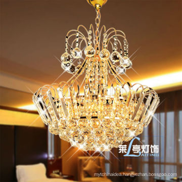 Small unique gold antique crystal chandelier made in china LT-70033